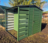 Schowek - domek ogrodowy 2x2m + wiata 1m - drzwi - okno dach GP604 Kwidzyn - zdjęcie 5