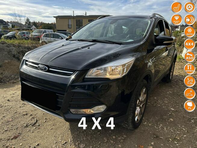 Kuga 2.0TDCI IndIvidual 150km 4x4 SKÓRA panorama KAMERA serwis 2016 Tychy - zdjęcie 1