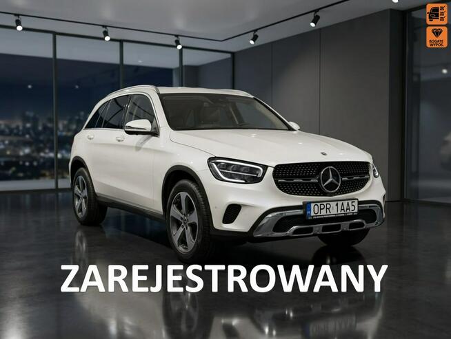 Mercedes GLC 300 9G-Tronic Exclusive-258 KM Automat-42 242 KM Biała - zdjęcie 1