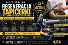 Regeneracja tapicerki na siłowniach, w klubach fitness