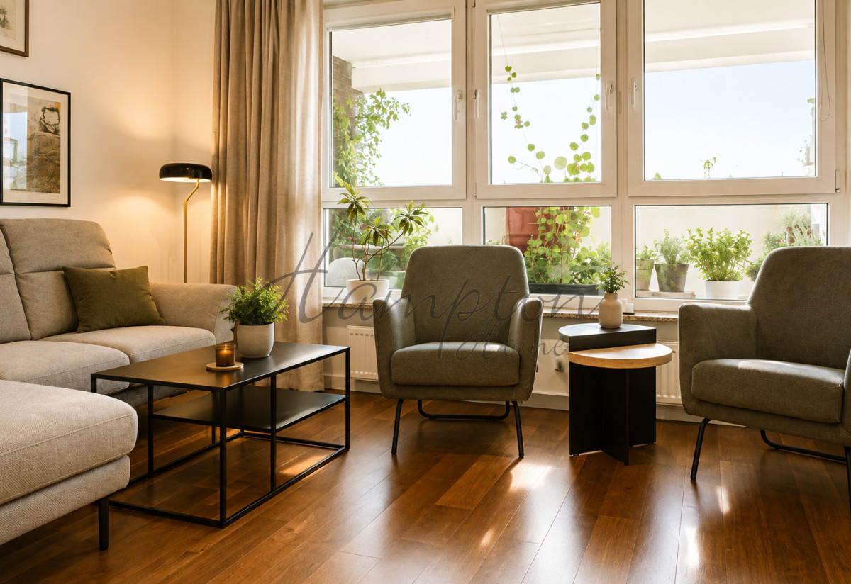Nowoczesny apartament z dużym balkonem i recepcją Mokotów - zdjęcie 2