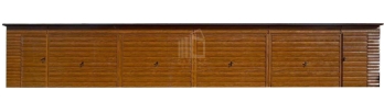 Garaż blaszany 16x5 m 4x brama uchylna 3x okno 2x drzwi  ID1256