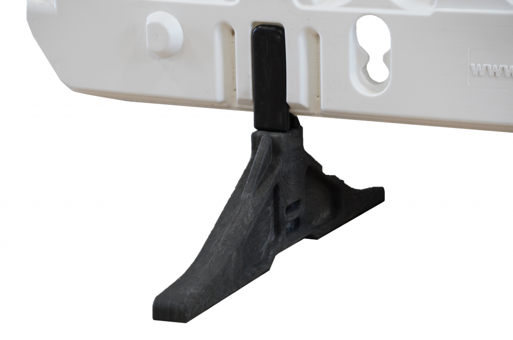 Barierka oddzielająca PCV biała U20A Bałuty - zdjęcie 2