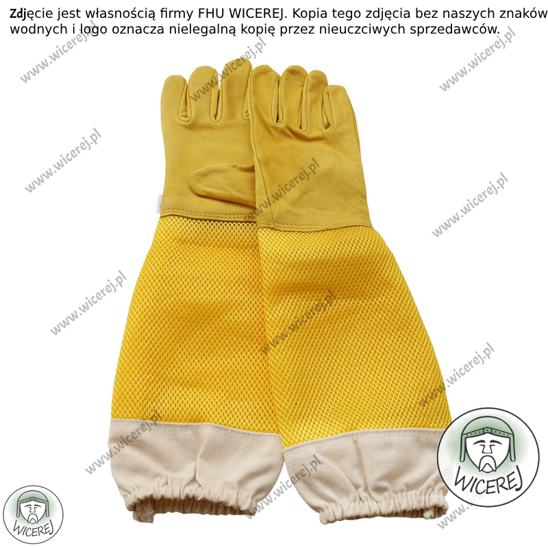 Premium Skórzane Rękawice Pszczelarskie Oddychające 2XL (11) Jaśliska - zdjęcie 1