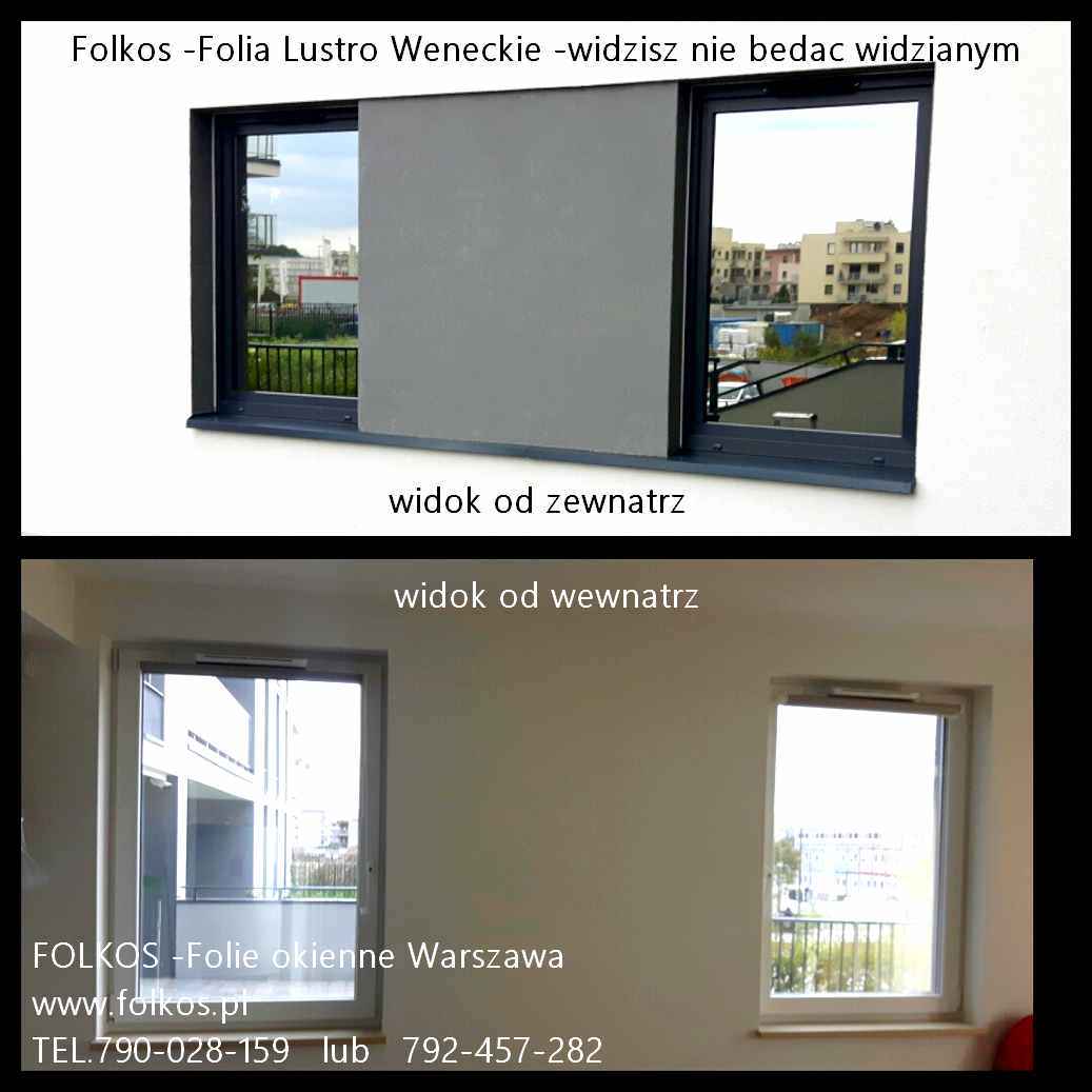 Folia lustro weneckie Warszawa * szyba wenecka* okno weneckie -oklej Białołęka - zdjęcie 2