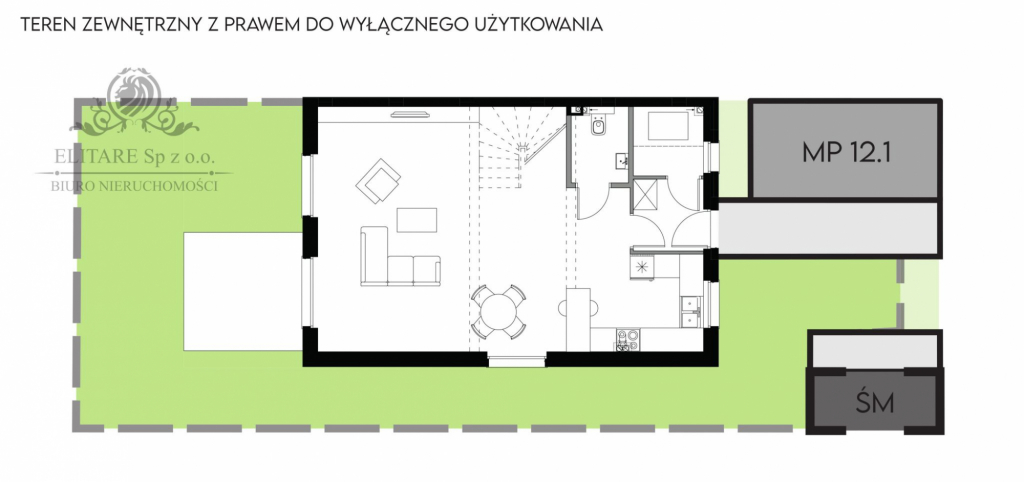Mieszkanie jak DOM o pow. 110,32 z pompą ciepła, z ogrodem, Lisowice Lisowice - zdjęcie 3