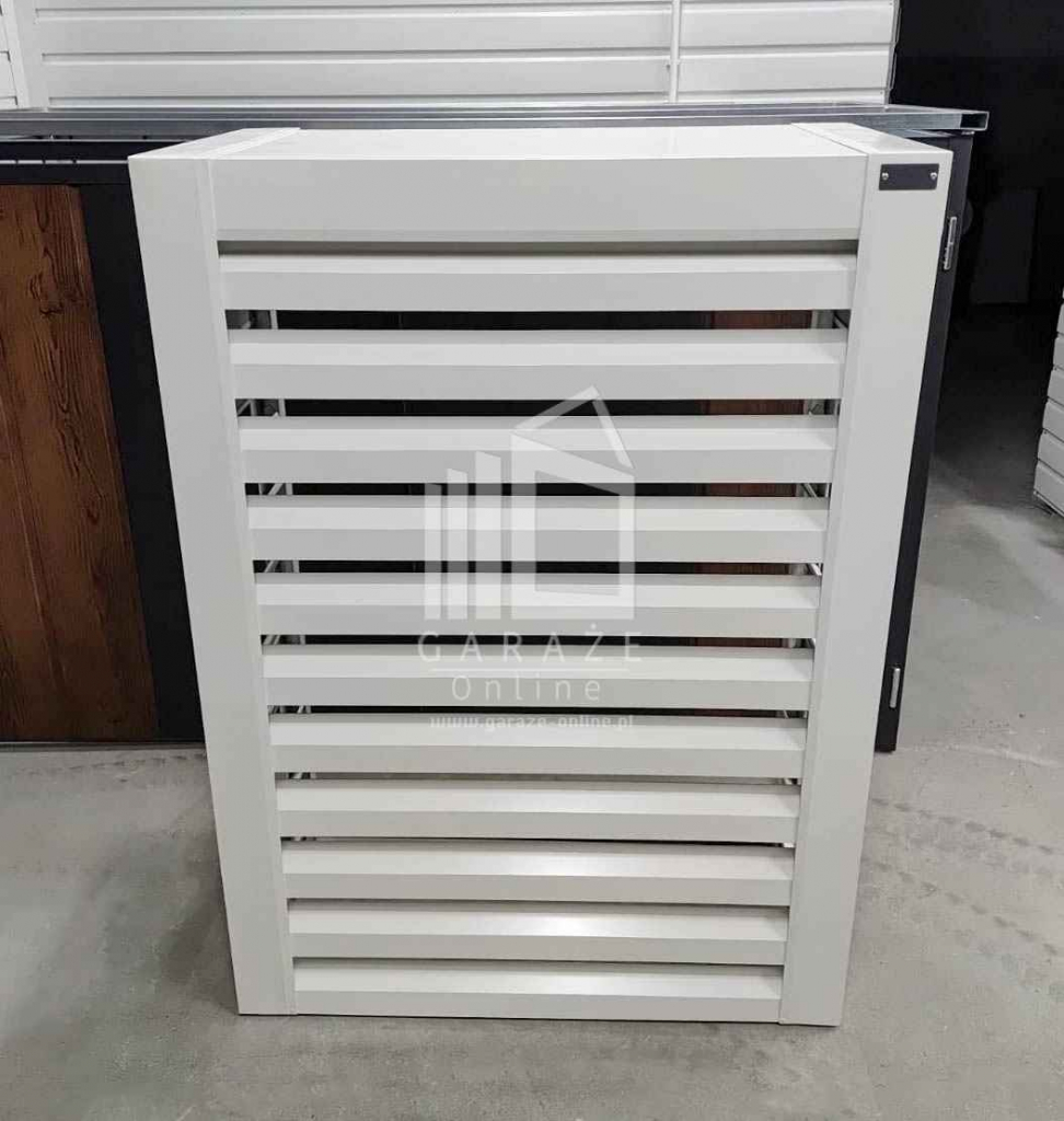 Osłona klimatyzatora – pompy ciepła 100x40x150 cm biały ID1145 Kostrzyn nad Odrą - zdjęcie 5