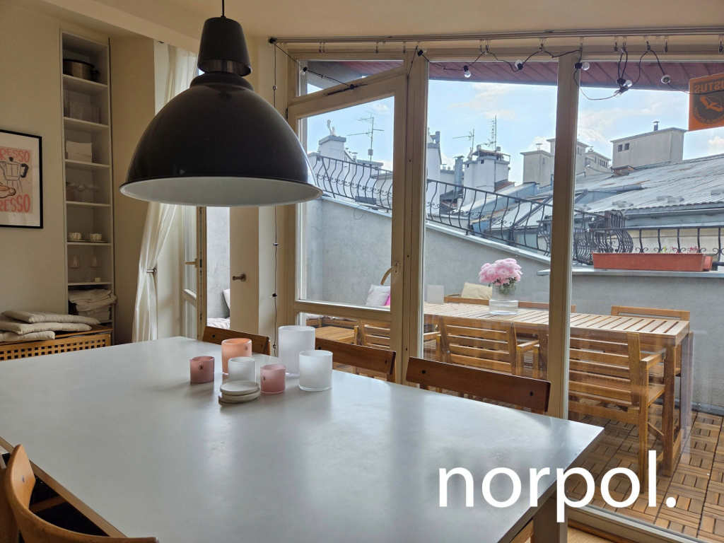 Stylowy apartment z jedną sypialnią i tarasem w centrum Kazimierza Kraków - zdjęcie 3