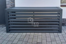 Osłona Klimatyzatora 100x50x60cm Antracyt Zabudowa Klimatyzacji TKD300 Kostrzyn nad Odrą - zdjęcie 3