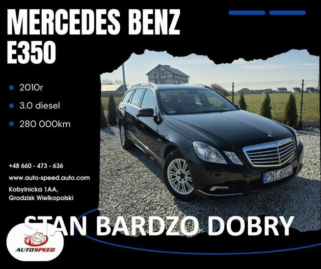 Mercedes E 350 3.0 DIESEL "RATY" Grodzisk Wielkopolski - zdjęcie 1