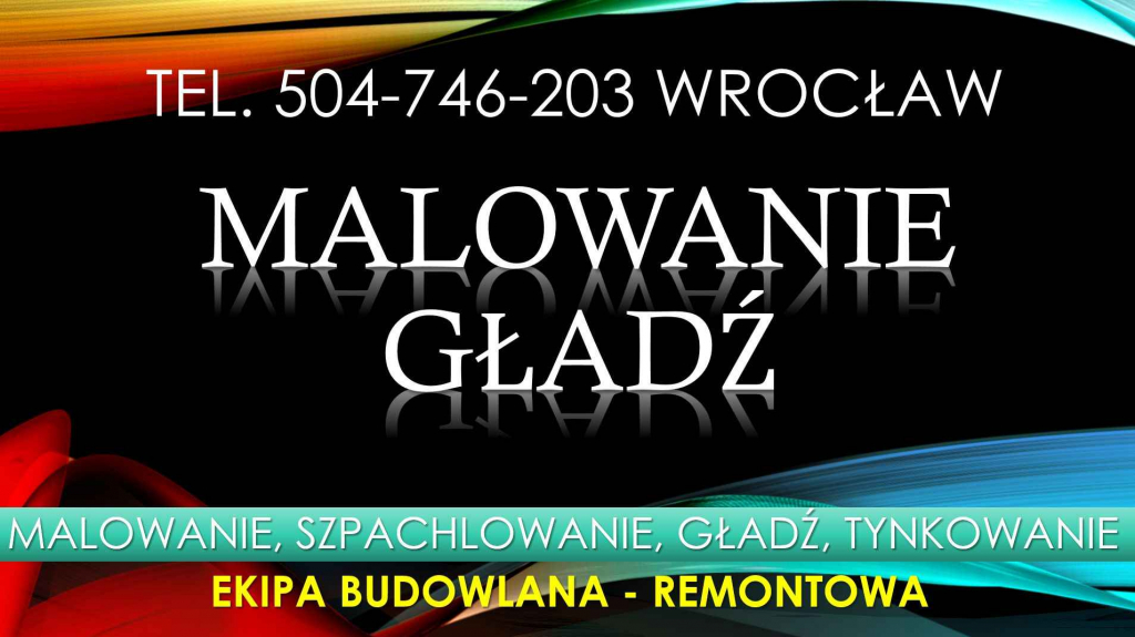 Malowanie cennik, tel. 504-746-203, Wrocław. Usługi malowania mieszkań Psie Pole - zdjęcie 4