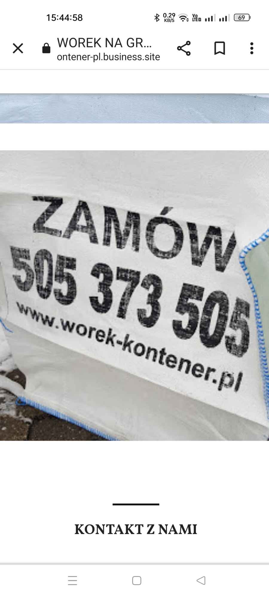 Worek na wywóz gruzu Typu Big Bag 1m3 Worek Kontener Chorzów Bytom Bytom - zdjęcie 1