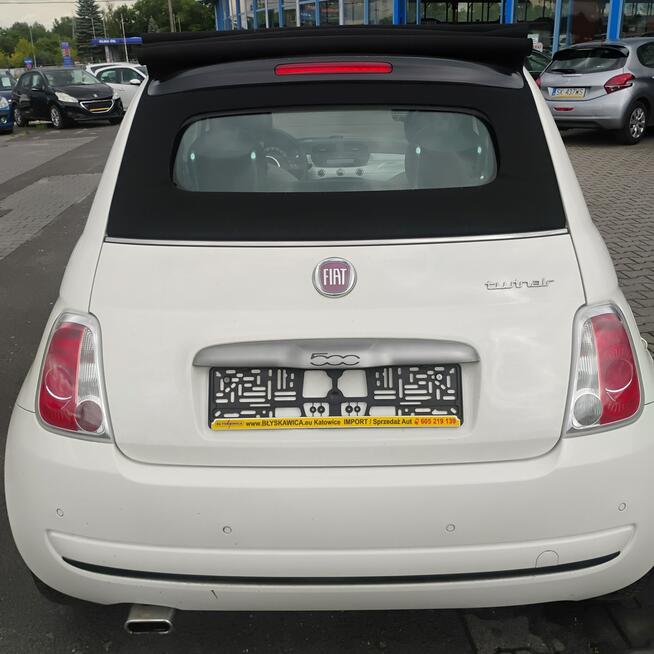 FIAT 500 C ,0.9 TWINAIR, PIĘKNE , STYLOWE CABRIO , STAN IDEALNY ! Mysłowice - zdjęcie 4