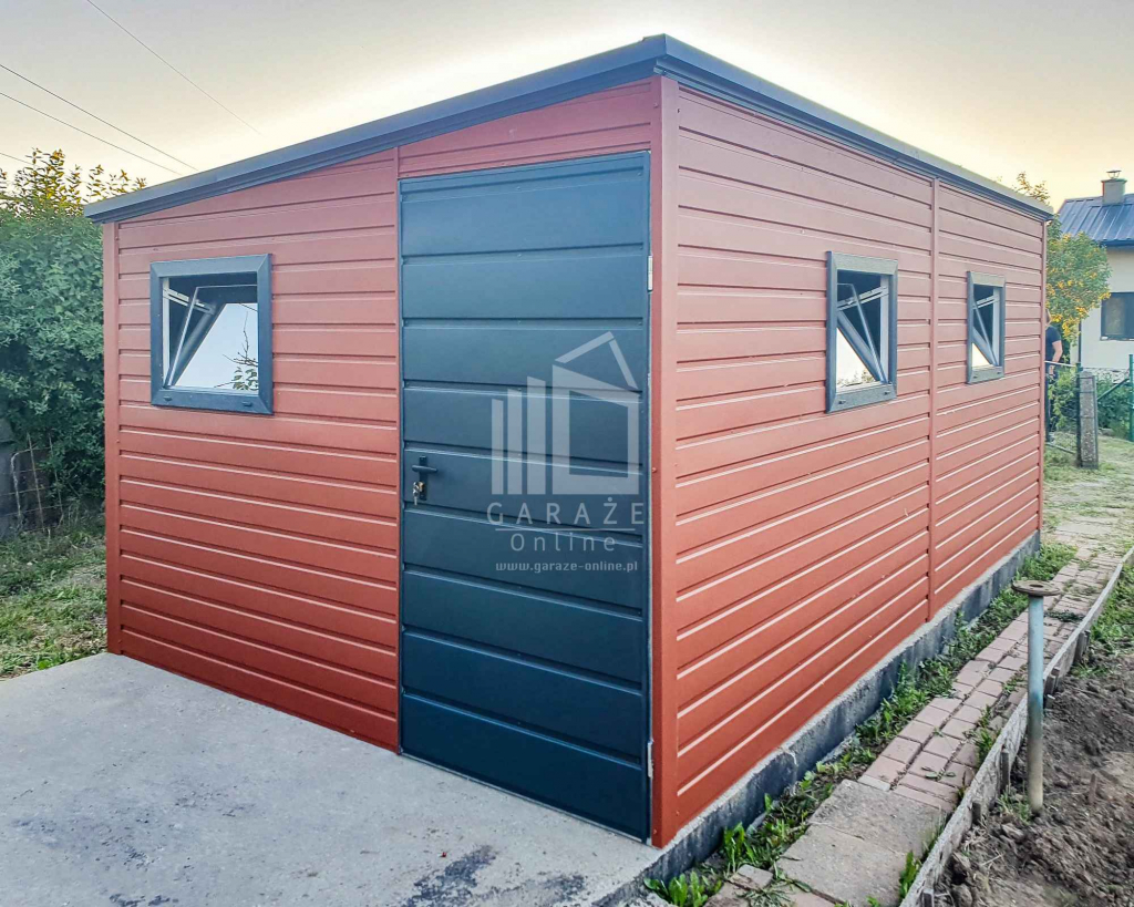 Schowek - Domek Ogrodowy 2,5x4m - Drzwi - 3x Okno Dach ID646 Sopot - zdjęcie 3