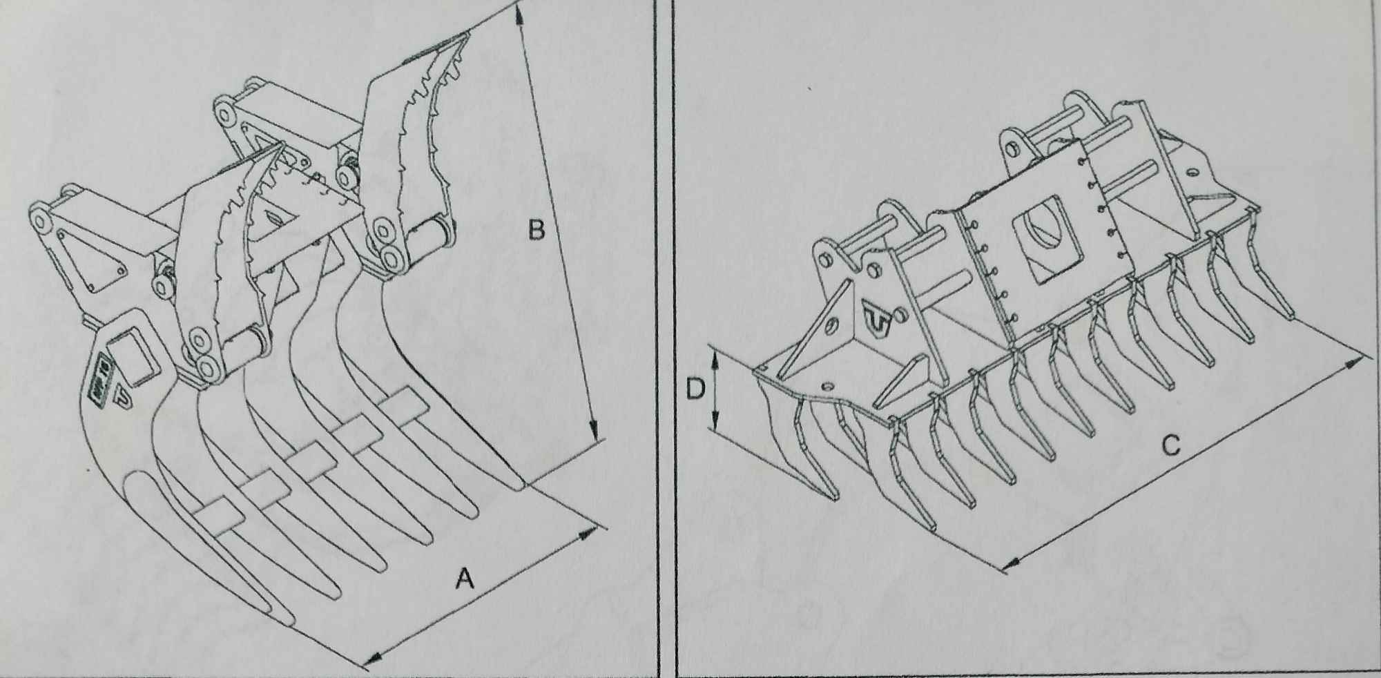 Karczownik / Zacisk Zbierający + Grzebień WP16 Trevi Benne Stargard - zdjęcie 4