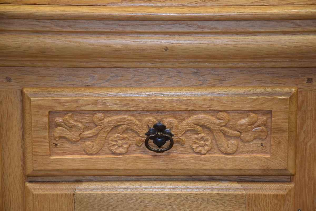 kredens z drewna dębowego - super stan Olsztyn - zdjęcie 9