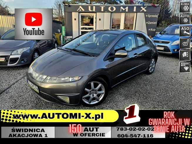 Honda Civic 1.8 Benzyna * Super Stan * Welur  * Mozliwa Zamiana Świdnica - zdjęcie 1