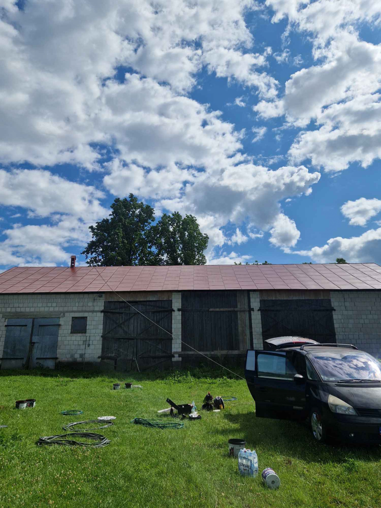 Malowanie dachów, Mycie elewacji, Mycie kostki brukowej. Giżycko - zdjęcie 3