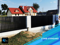 Ogrodzenie aluminiowe, Brama przesuwna / dwuskrzydłowa, Euro Fences Gorlice - zdjęcie 6