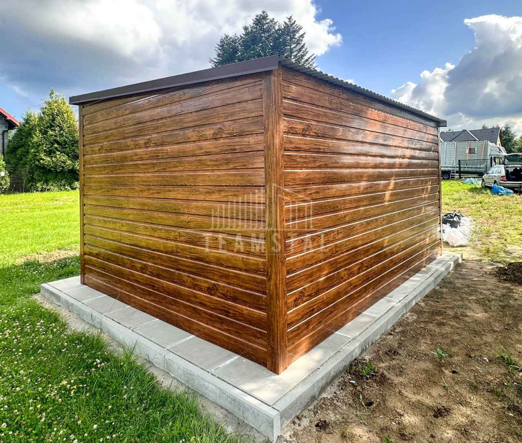 Schowek - domek 4x2,5m - drzwi - okno drewnopodobny dach TS1153 Busko-Zdrój - zdjęcie 2