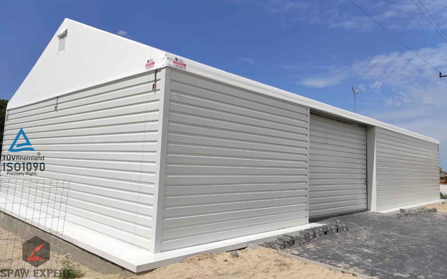 Hale namiotowe/magazyny całoroczne solidne konstrukcje stalowe Łódź - zdjęcie 6