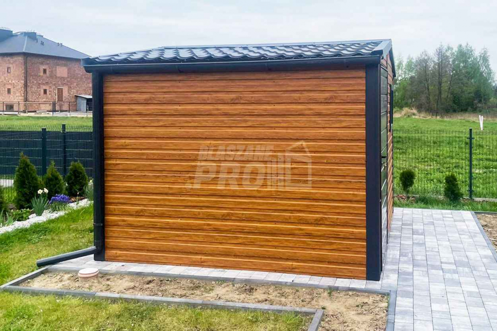 Schowek - Domek Ogrodowy 3x3m Drzwi - Okno Blachodachówka Rynny GP366 Krzyki - zdjęcie 5