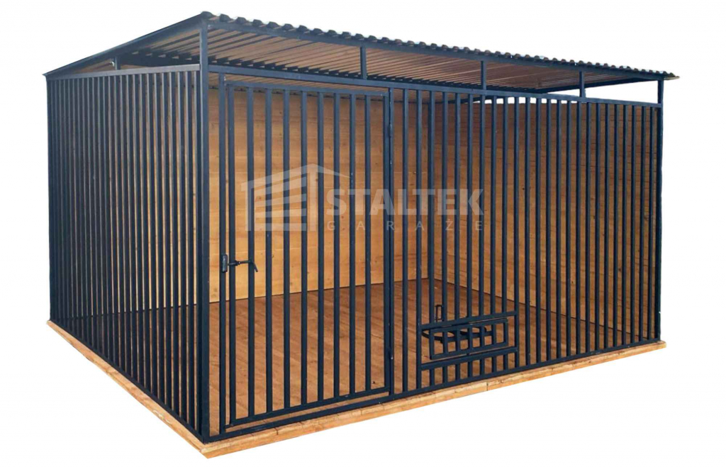 Kojec dla Psów 3x2 - Zabudowa Drewnem - drewniana podłoga ST125 Nowa Huta - zdjęcie 1