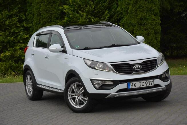 Kia Sportage bi-xenon Ledy AWD Progi Panorama Automat Hak Parktronic Ostrów Mazowiecka - zdjęcie 9