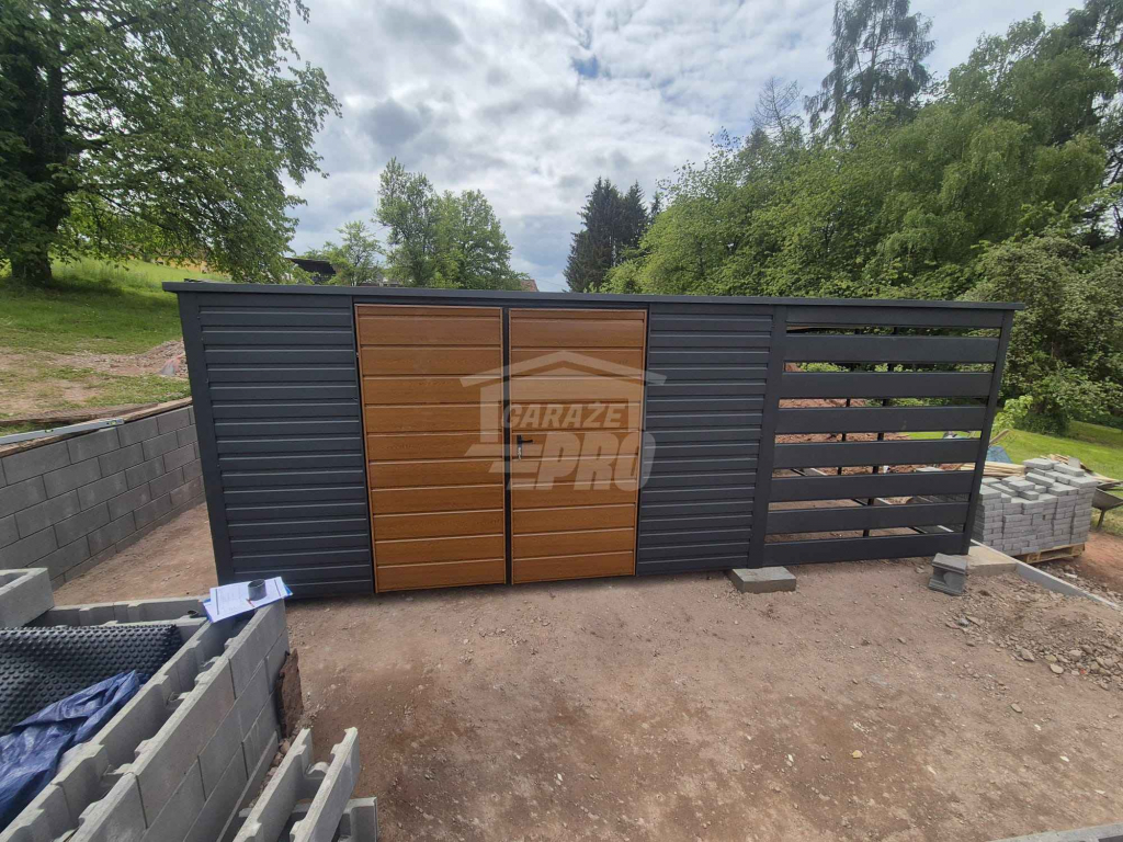 Schowek - Domek Ogrodowy 4x3m + wiata 2m - Brama okno dach rynna GP616 Gdańsk - zdjęcie 4