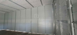 Garaż blaszany 18x5 m - brama uchylna x6 dach  rynny TKD453 Ełk - zdjęcie 2