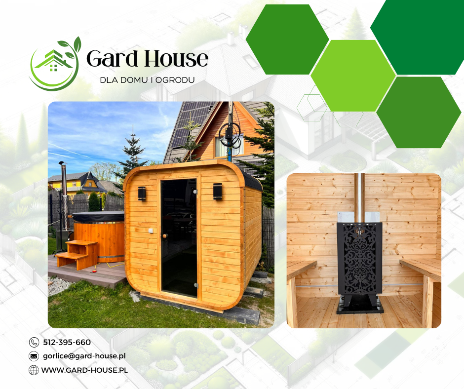 Sauna ogrodowa – Twoja strefa relaksu! piec elektryczny / na drewno Gorlice - zdjęcie 1