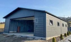Garaż blaszany 8x8m + wiata 2m brama drzwi 4x okno rynny dach  ID1066 Gliwice - zdjęcie 2