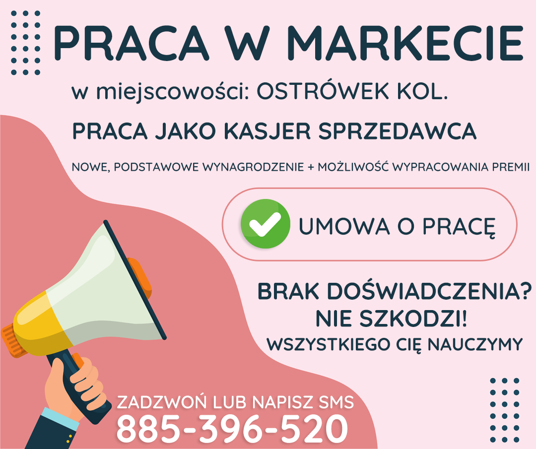 Praca w markecie, Dino Polska S.A., Ostrówek Kolonia Ostrówek - zdjęcie 1
