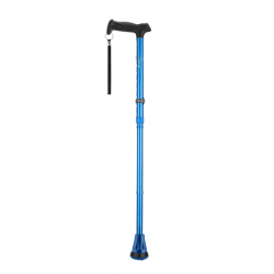 LASKA INWALIDZKA ALUMINIOWA SKŁADANA NIEBIESKA PRIMETIM Bemowo - zdjęcie 1