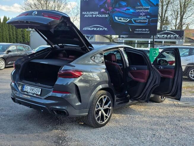 BMW X6 | Benzyna | 530 KM | SUV | 2020 | M50I  | Faktura 23%VAT Łódź - zdjęcie 6