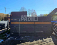 Wiata śmietnikowa 4x2,1m Antracyt jasny orzech Schowek ogrodowy GP358 Otwock - zdjęcie 6