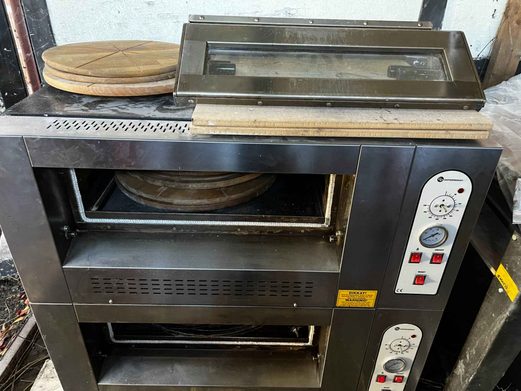 Syndyk sprzeda piec do pizzy gazowy 2-komorowy 8x30cm DIAV Nowa Huta - zdjęcie 3