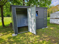 Schowek - Domek Ogrodowy 3x2 - wiata 0,5x2 - drzwi - okno  dach GP626 Widzew - zdjęcie 4
