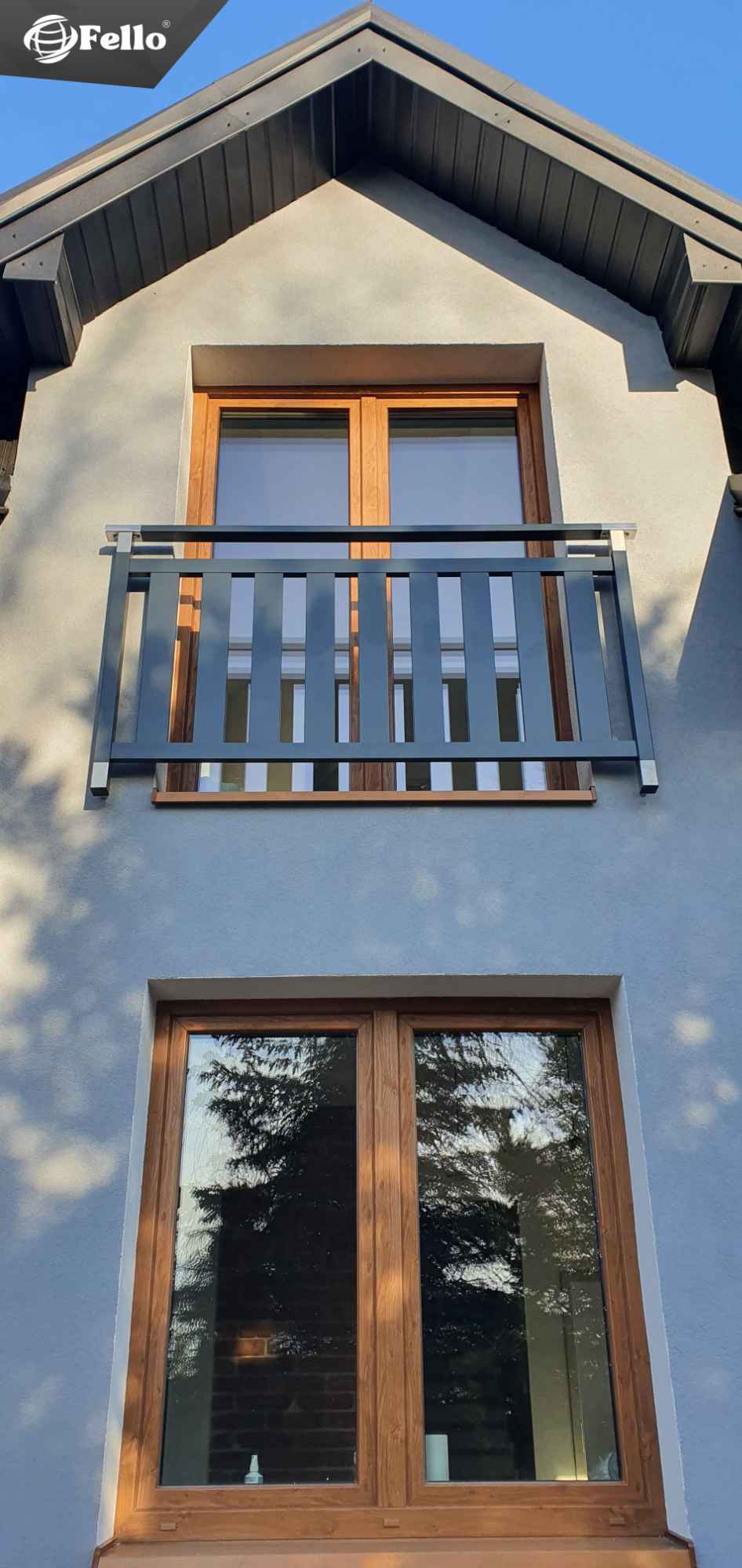 Fello Balkon francuski balustrada Prestige montaż aluminium wysyłka Mogilany - zdjęcie 4