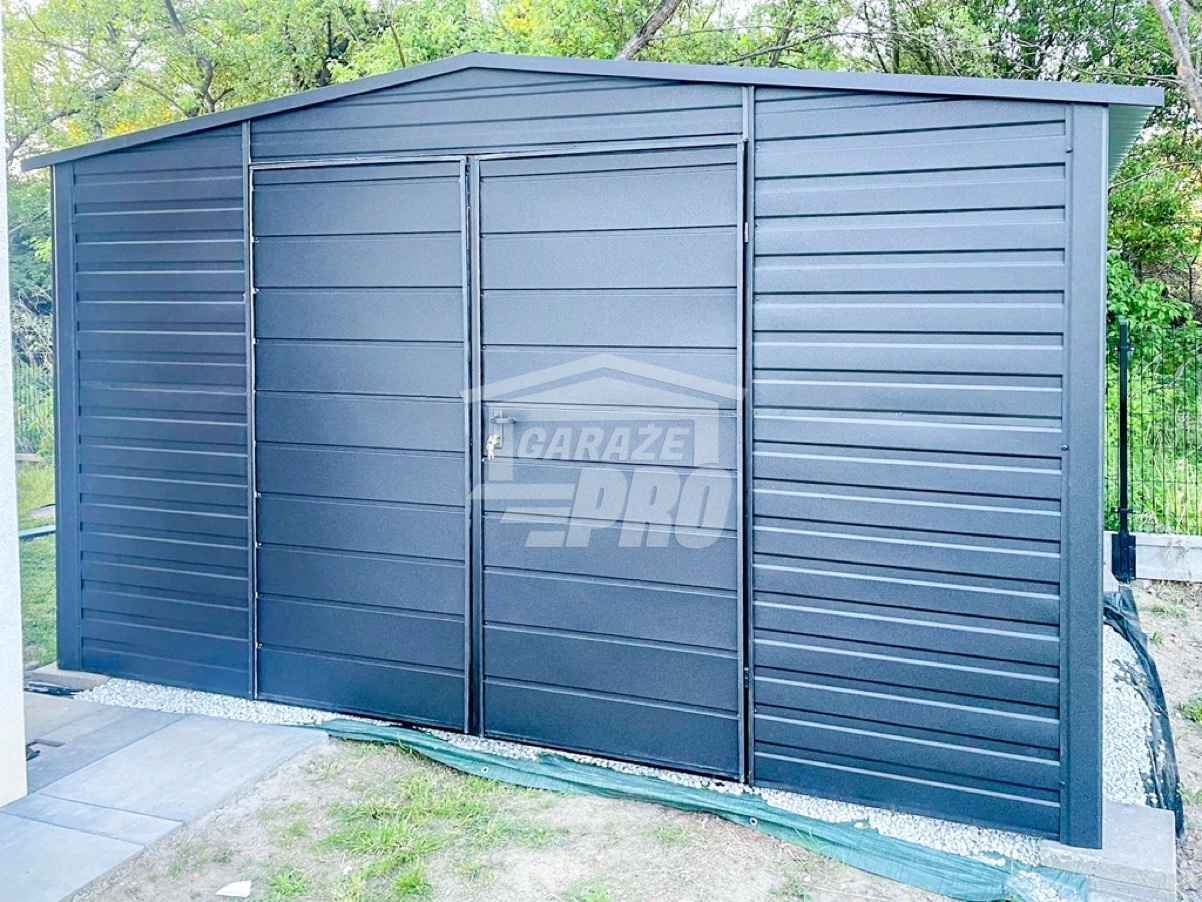 Schowek - Domek Ogrodowy 4x3m Brama Dwuskrzydłowa Dach GP490 Braniewo - zdjęcie 2