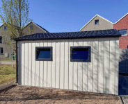 Domek ogrodowy 3x4 biały - antracyt  blachodachówka  dwuspadowy ID1160 Nowa Huta - zdjęcie 6