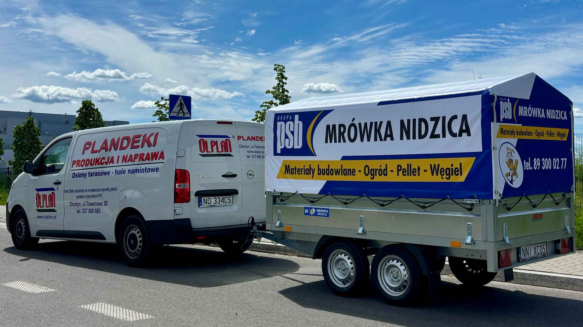 Druk UV na plandekach PVC – reklama wielkoformatowa MehlerHeytex Olsztyn - zdjęcie 3