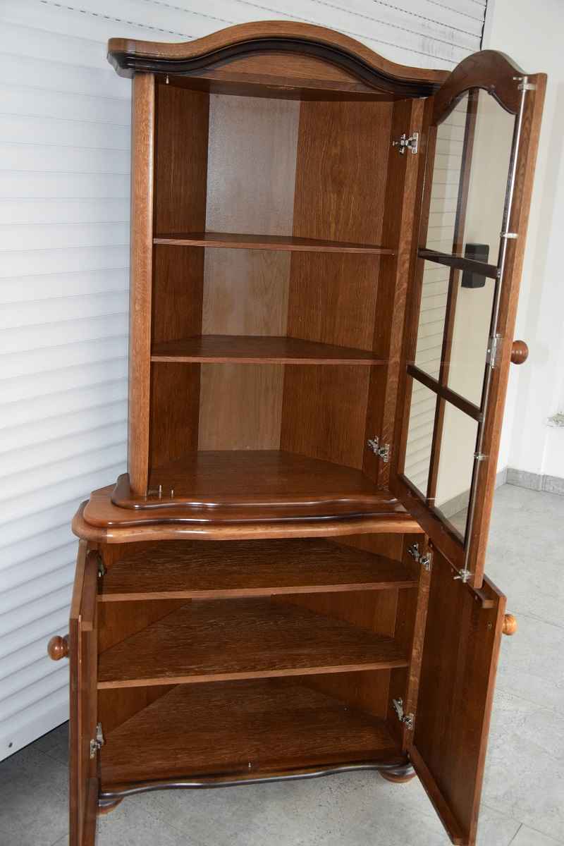 witryna narożna dębowa - jak nowa Olsztyn - zdjęcie 5