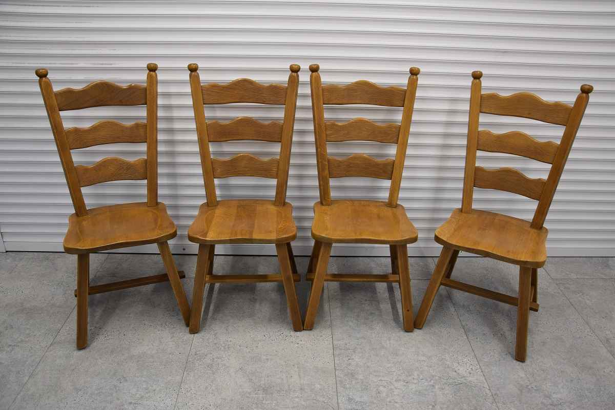 krzesła dębowe 4 sztuki - jak nowe Olsztyn - zdjęcie 1