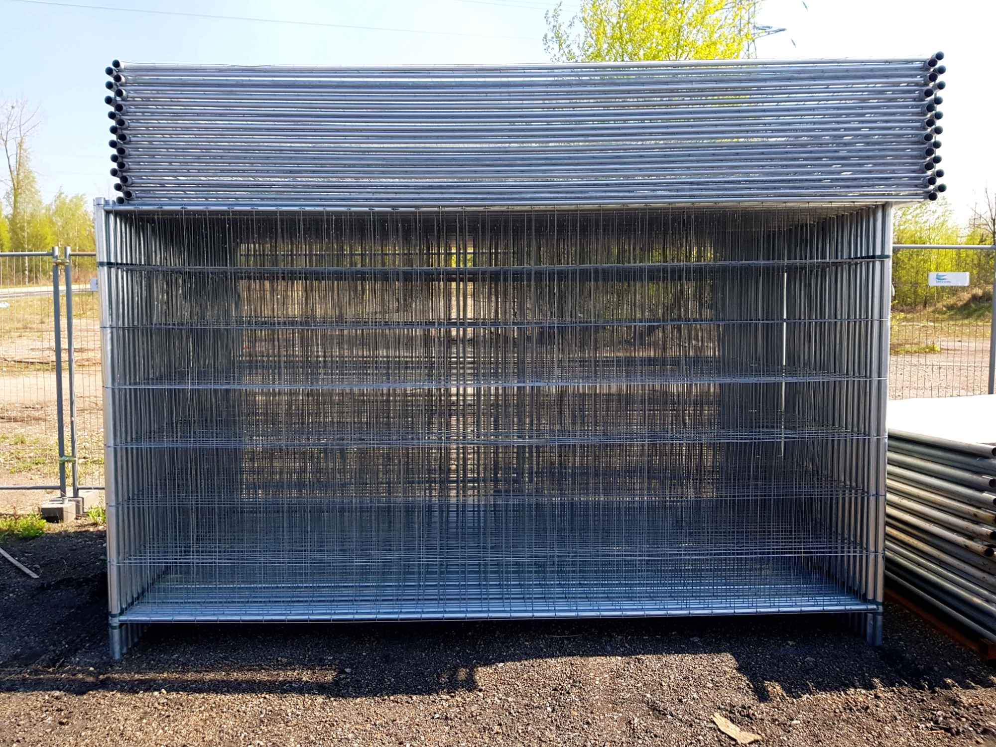 Ogrodzenia budowlane ażurowe panele ażurowe 200x350cm Bałuty - zdjęcie 2
