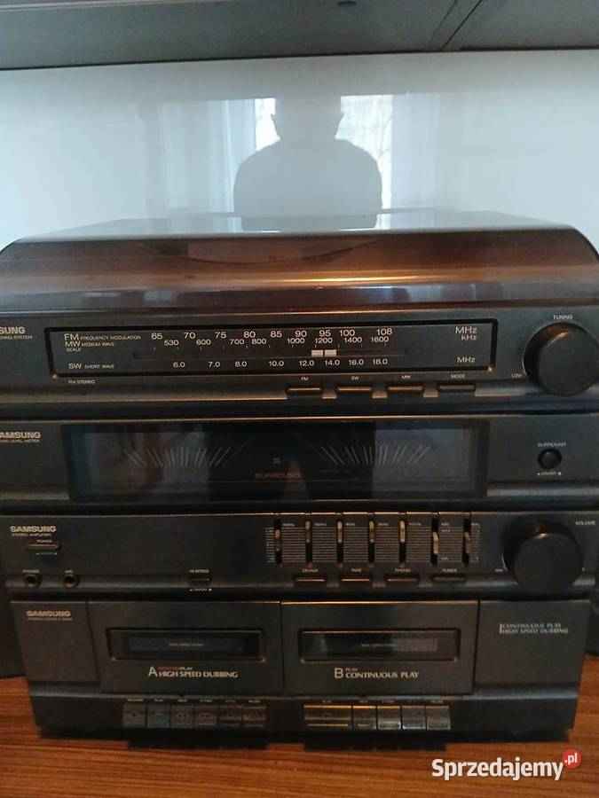 Wieża Samsung (tuner, 2x kaseta, gramofon) Ochota - zdjęcie 2