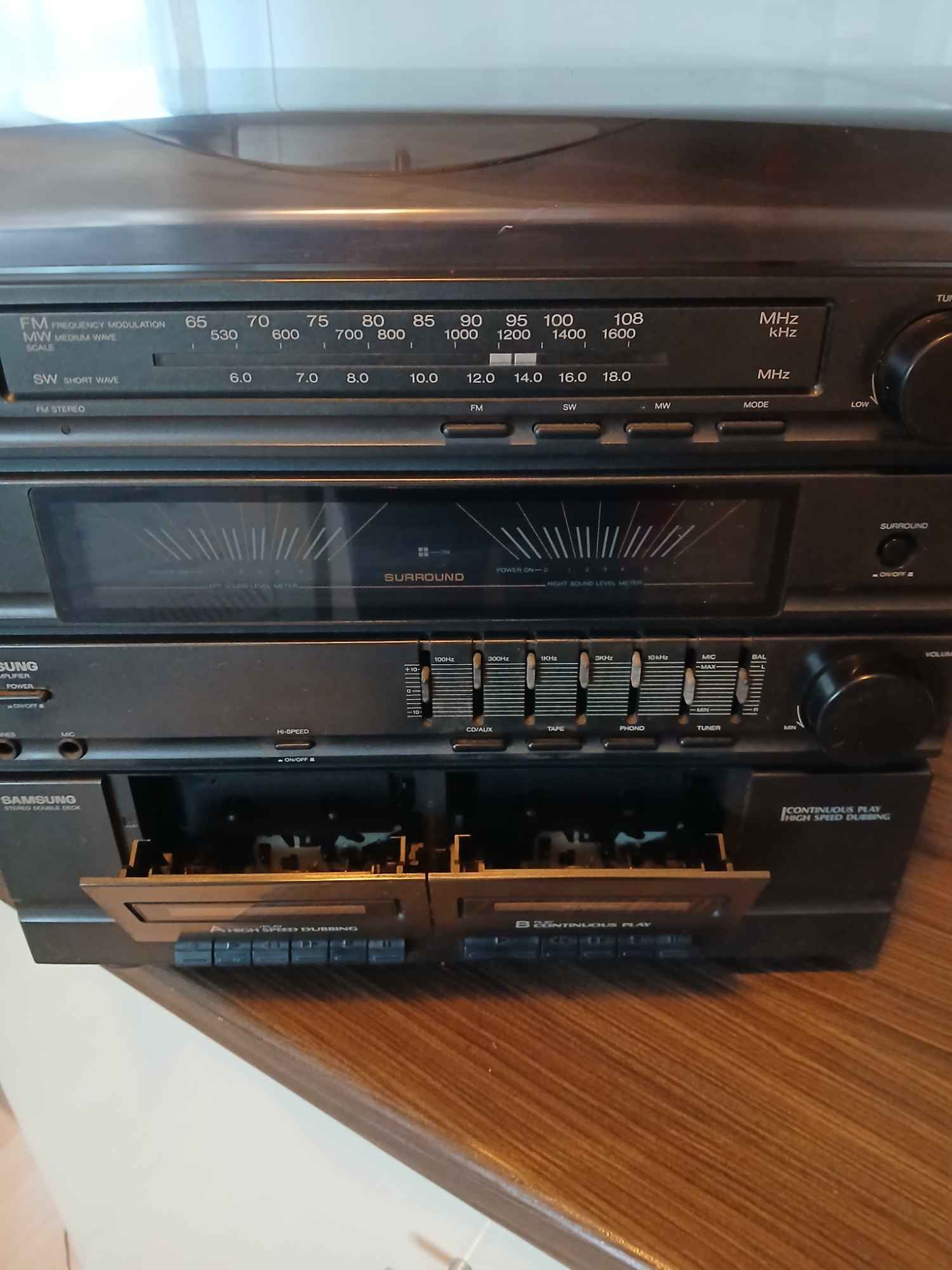 Wieża Samsung (tuner, 2x kaseta, gramofon) Ochota - zdjęcie 5