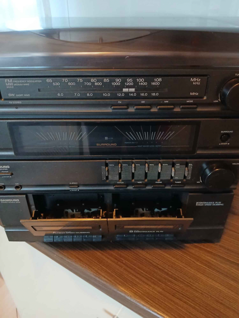 Wieża Samsung (tuner, 2x kaseta, gramofon) Ochota - zdjęcie 5