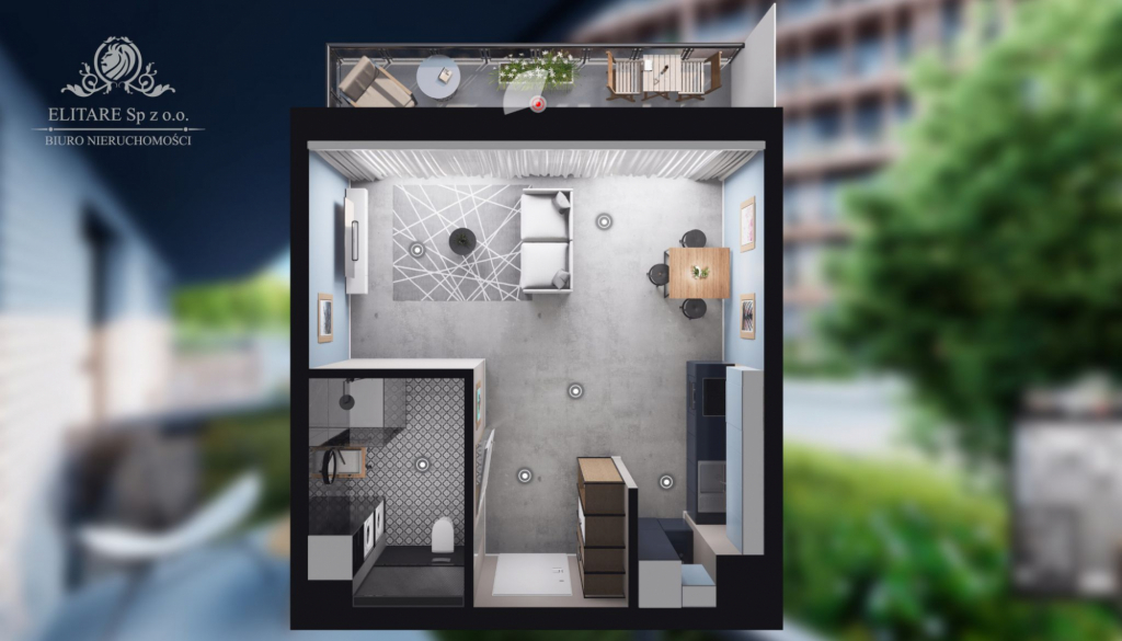 Mieszkanie 37,69m2, 1 pok. z balkonem 9,49m2 /Stare Miasto, Szczepin Wrocław - zdjęcie 9