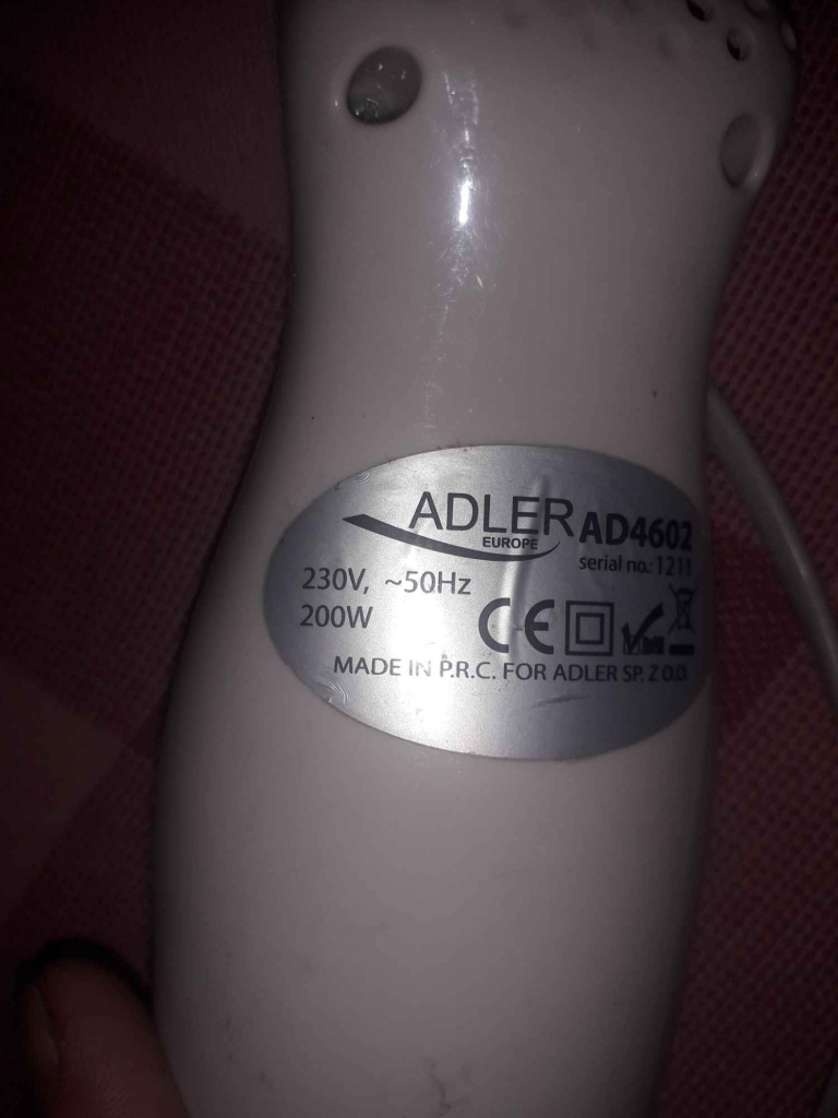 Blender Adler stan b.db. Bielany - zdjęcie 1